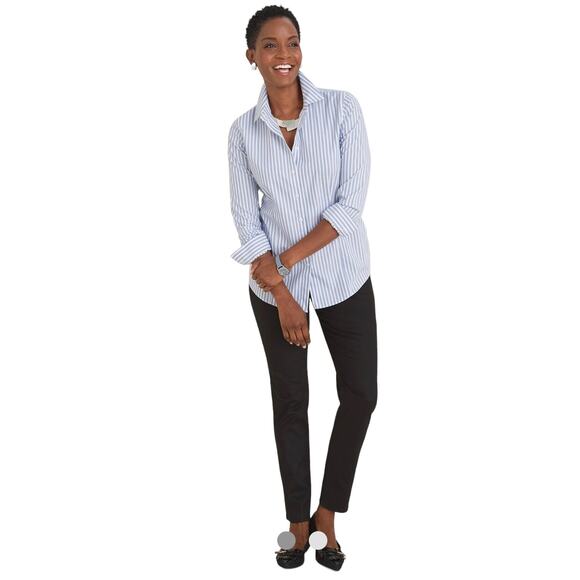 Chicos Secret Stretch Four Pocket Jet Black Jeggings Chicos Size OR Size 4 BNWT - Picture 9 of 14